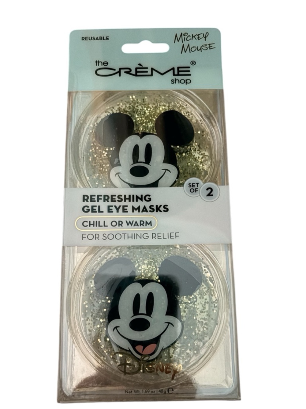 🇱🇷The Crème Shop x Disney Mickey Mouse Reusable Gel Eye Masks - Set